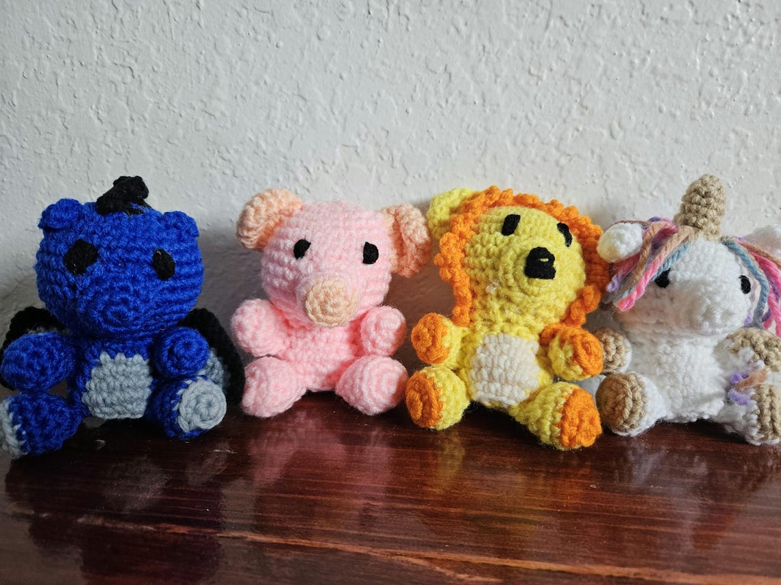Small Crochet Plushies Etsy