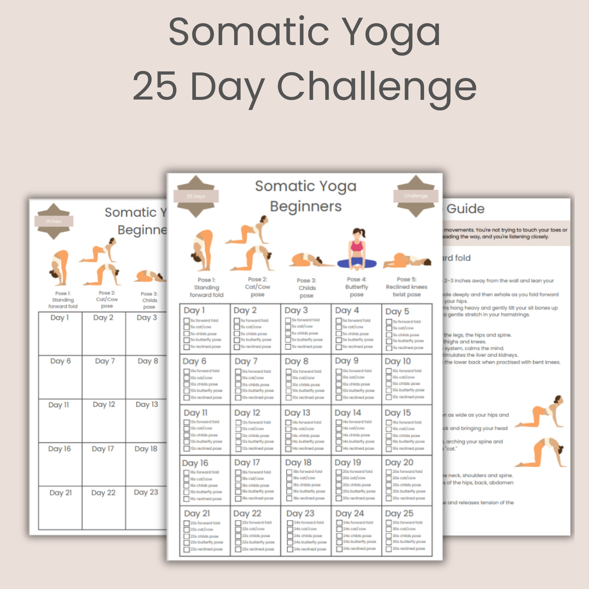 25 day somatic yoga exercise challenge somatic healing coping skills