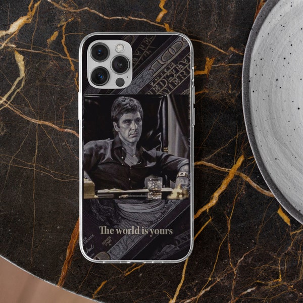 Tony Montana (Scarface) Phone Case for iPhone 14, Xr, 11 Pro, 12, 13, Xs, Samsung A33, S22, S23, S23 S20, S10, Huawei P30, Pixel 6 Pro, 6A