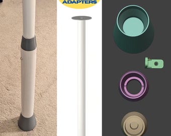 Kit de extensión de altura de pierna ADILS de Ikea Hack / Conectores de PVC para impresión 3D (Producto digital)