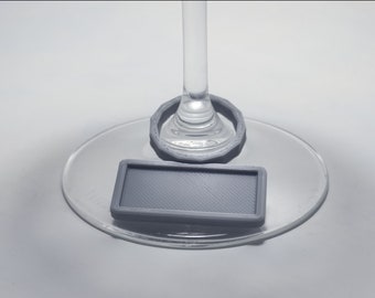 Etiqueta de nombre de encanto de copa de vino Archivo de impresión 3D STL