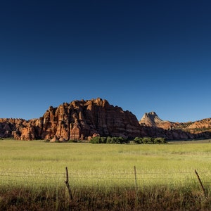 Colinas fuera del Parque Nacional Zion