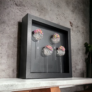 LolliPop Art Sculptures, Framed Pop Art, Modern Pop Art, Pop Decor, Handmade Wall Decor, Candy Art, Sprinkles