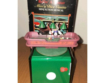 Enesco Vintage Music Box - the Best Deal in Town - Mice'n 'dice