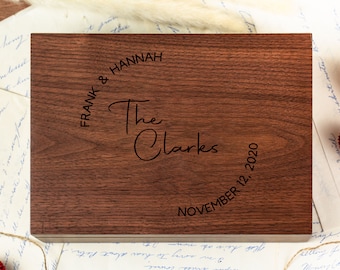 Wedding Keepsake Box Personalized, Engraved Memory Box for Couple, Anniversary Gift, Bridal Shower Gift, Mr and Mrs Box