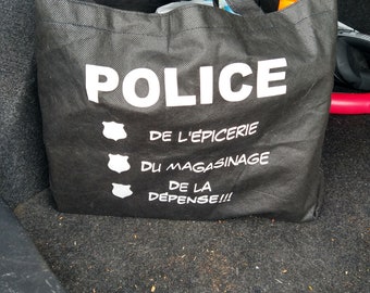 POLICE humorous ecological bag