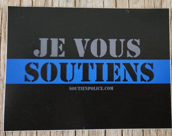 Naklejka winylowa Wspieram Cię