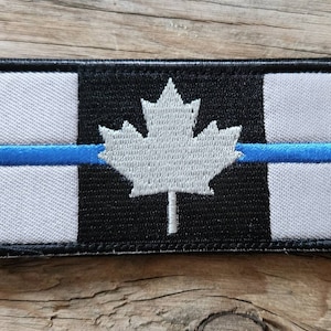 Patch Canada blue line pale gray color.