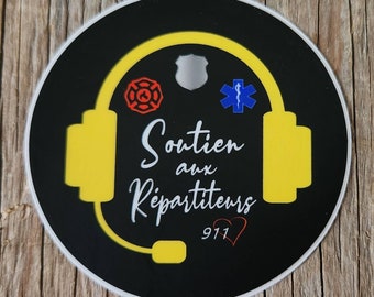 Obsługa naklejek winylowych dla dyspozytorów numeru 911