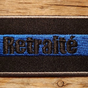 Ausgemusterter Blue-Line-Patch