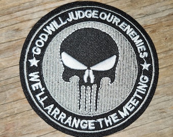 punisher round patch