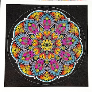 Mandala Stickers, Beautiful Mandala Pattern Decal, Laptop Stickers Fridge Stickers, Stickers Gifts, Workplace vinyl Stickers, Bottle Sticker