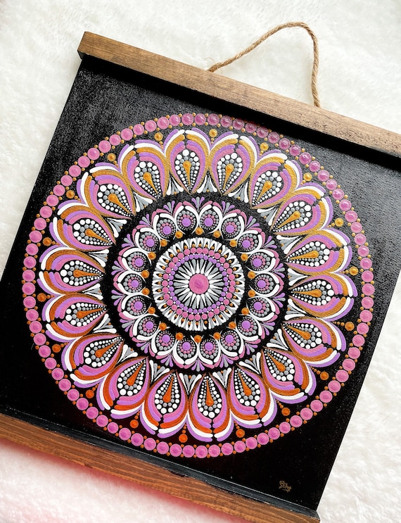 Mandala art sale on canvas
