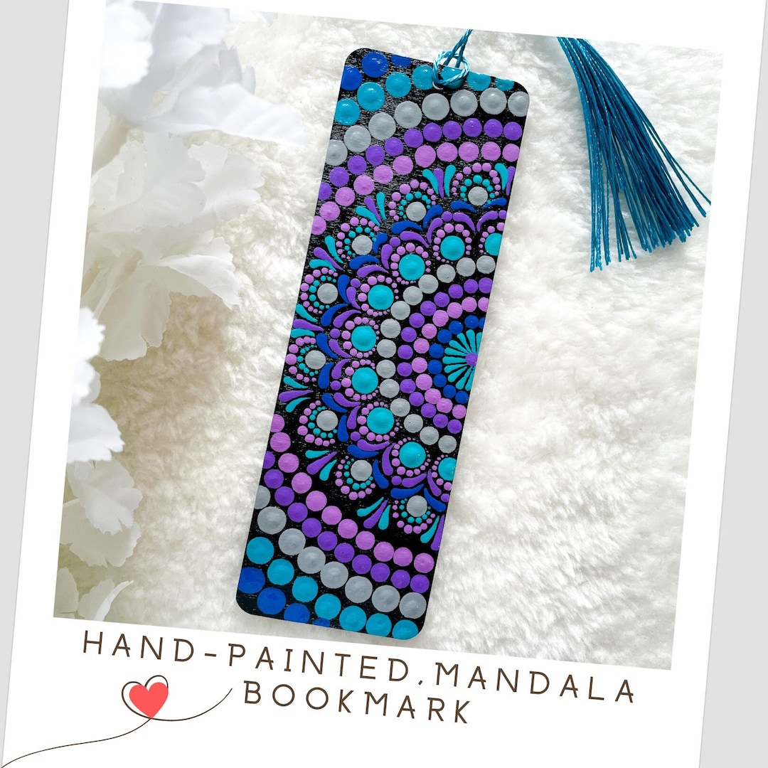 Hand-Painted Colorful Wood Bookmark - Patzún Belt