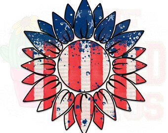 Patriottische zonnebloem PNG
