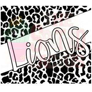 Lions B&W Spirit PNG
