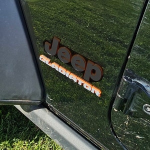 Jeep "Gladiator" Acrylic emblems for fenders