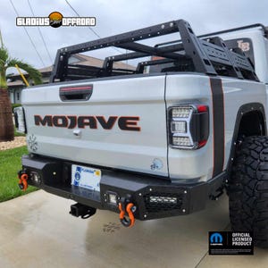 Jeep "MOJAVE" Two Color Laser Cut Acrylic Tailgate Emblem