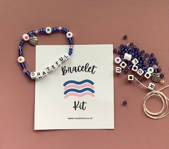 Bracelet Making Kit Letters | Kit Making Bracelets Beads | Set Making  Bracelet Letter - Beads - Aliexpress