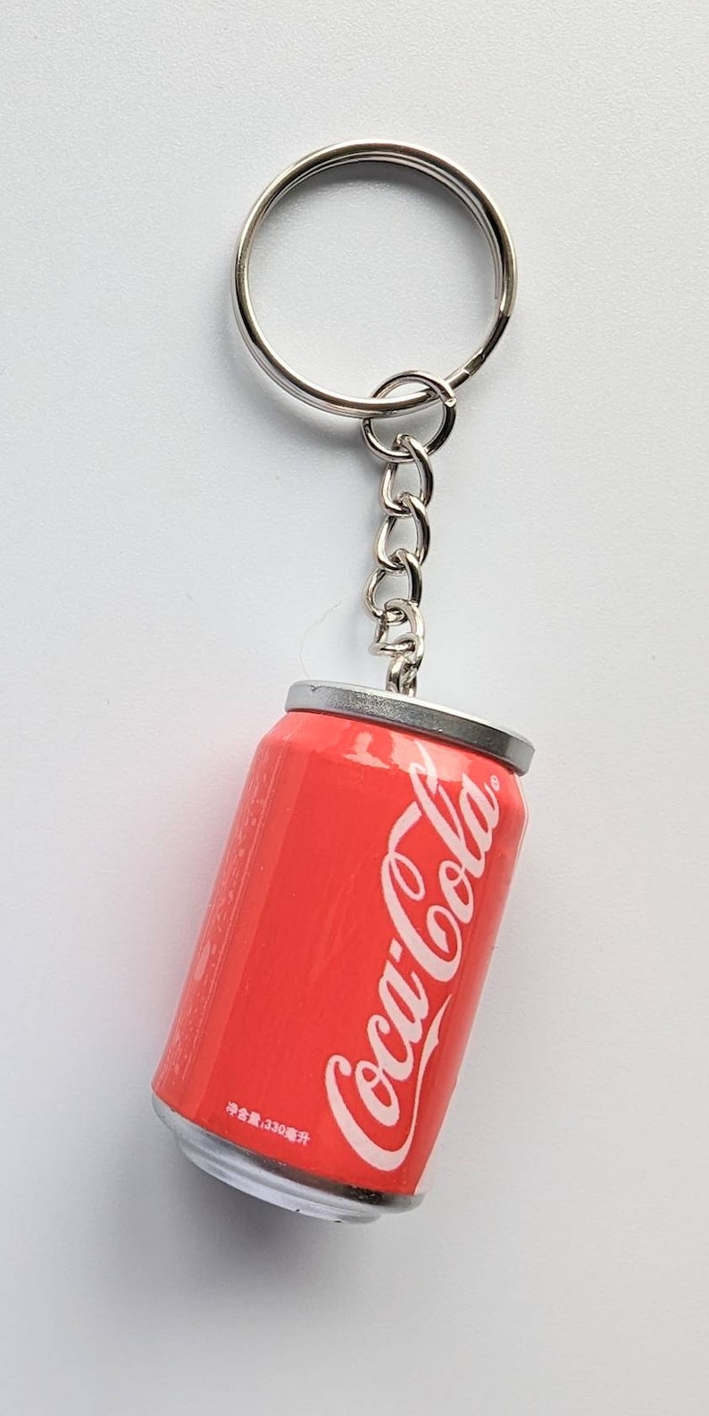 Fizzy drink can keyring, pop keyring, soda drink, novelty keyring, personalise with a name, bag charm, personalised keyring image 7