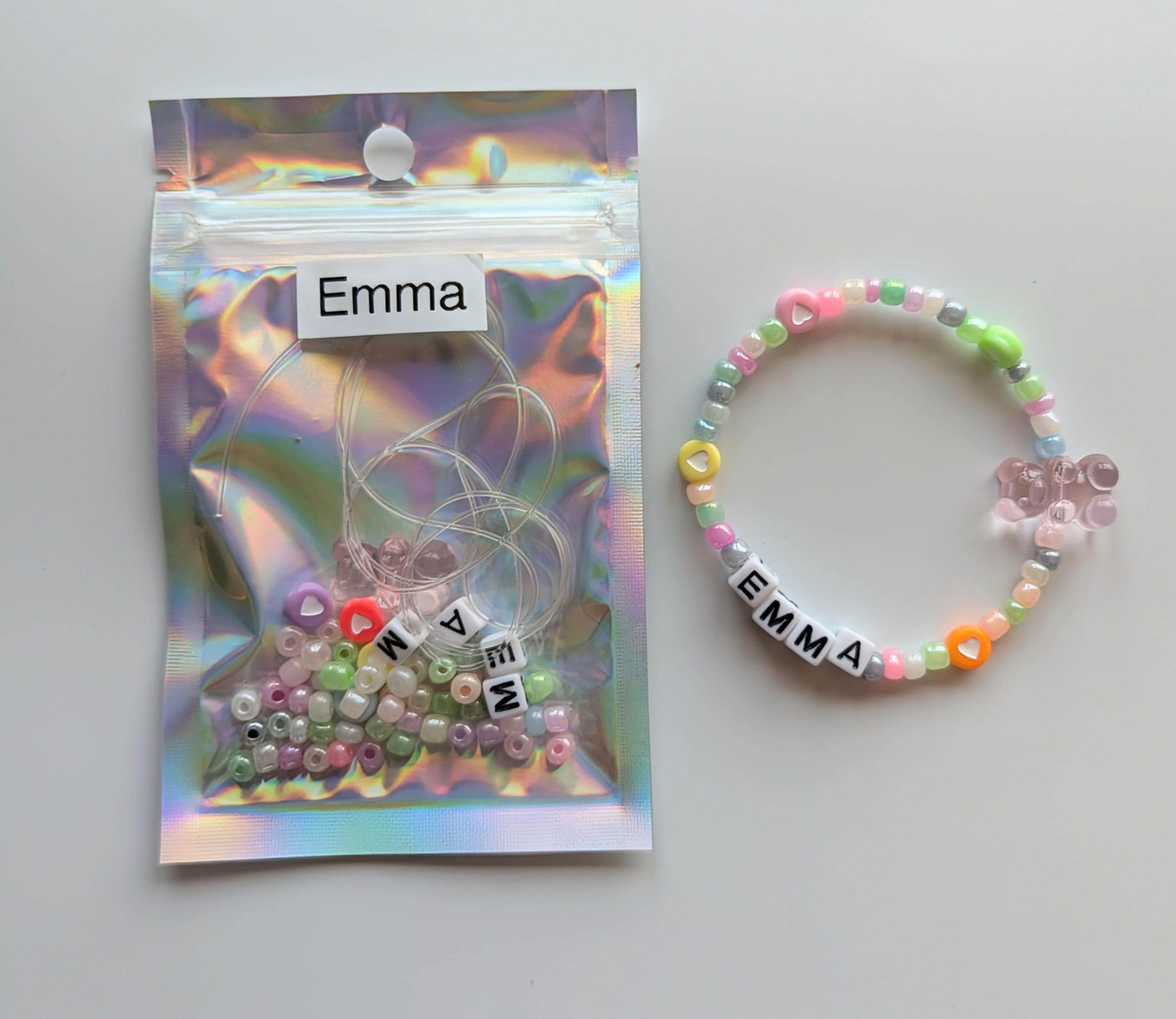 Personalised Gummy Bear Bracelet Making Kit: Beaded DIY Jewelry