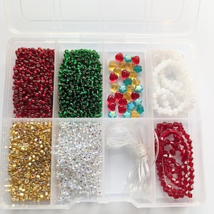 Bracelet kit, make your own bracelets , jewellery making kit, Craft kit, Christmas craft idea, friendship bracelet making kit, bead kit,