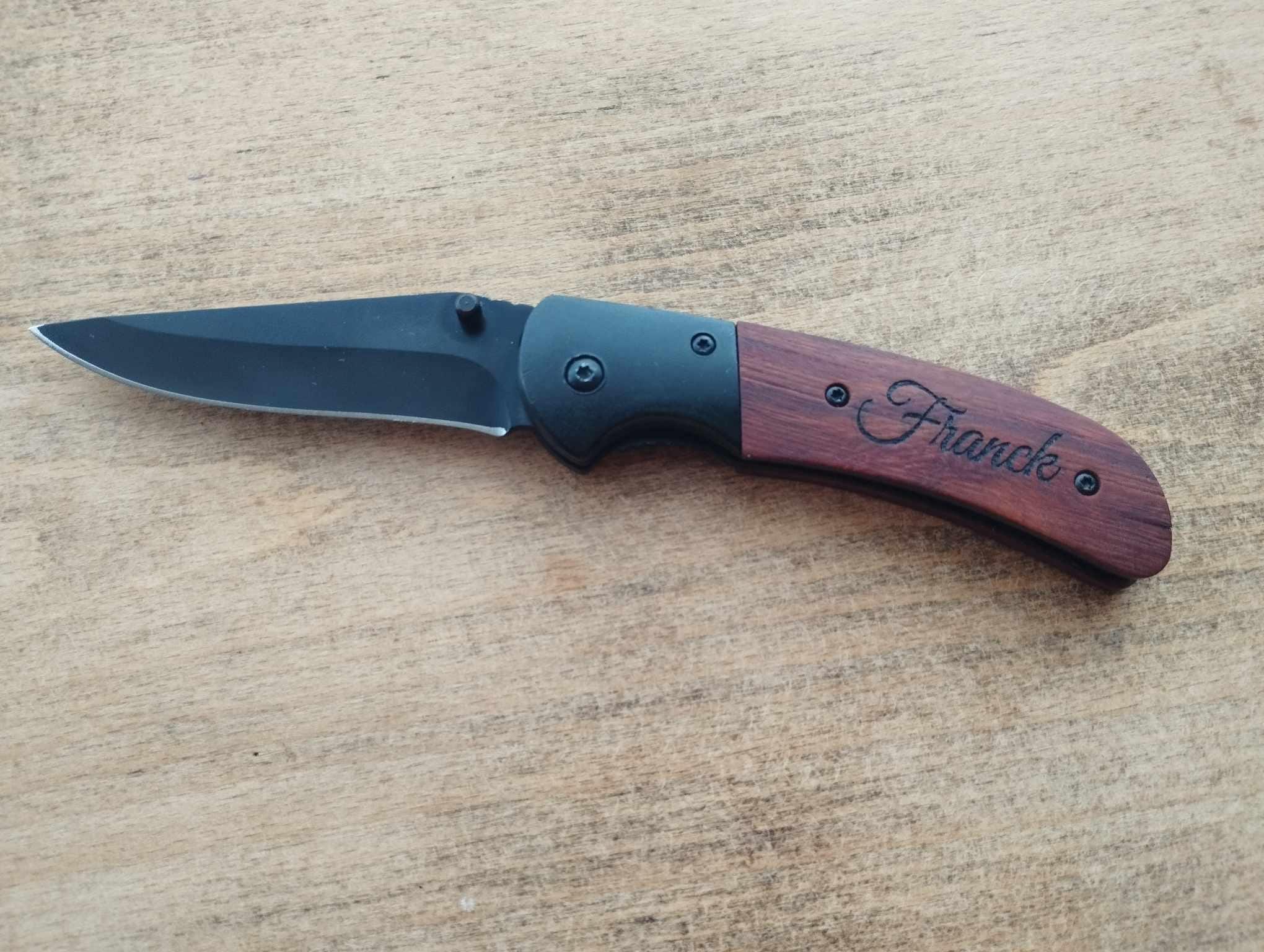 Personalized folding knife, personalized gift Father's Day / Grandfather's Day Pocket knife with lock, customizable