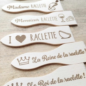 Personalized raclette spatula