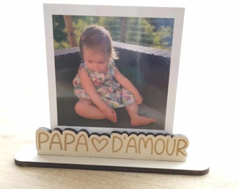 Personalized photo holder &quot;Special Father&#39;s Day&quot;