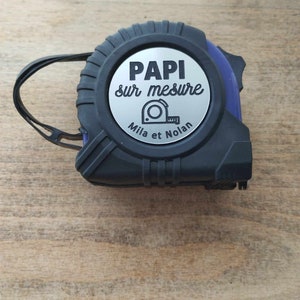 Mètre de bricolage personnalisé. Mètre ruban Cadeau idéal pour la fête des papi, papy, grands-pères ... image 8