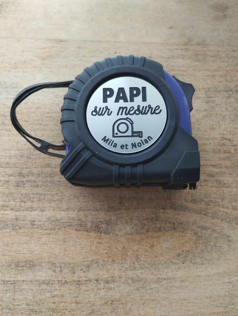 Mètre de bricolage personnalisé. Mètre ruban Cadeau idéal pour la fête des papi, papy, grands-pères ... image 8