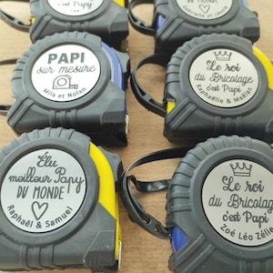 Medidor DIY personalizado. Cinta métrica Regalo ideal para el día del abuelo, día del abuelo, día del abuelo...