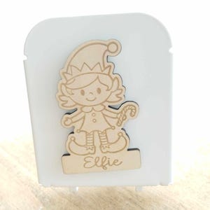 Magnet lutin farceur/  Décoration gravée et personnalisée du lutin farceur
