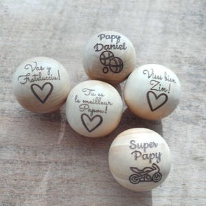 Gepersonaliseerde jack/petanque/bocce/boule-spiel/petanca/petanque/petonque