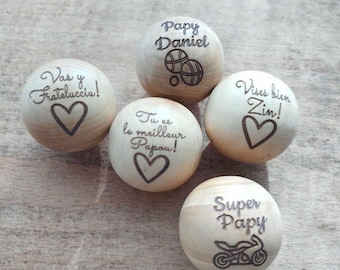 Personalized piglet/petanque/bocce/boule-spiel/petanca/petank/scallop