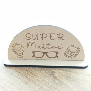 Portagafas maestro, portagafas, portagafas de madera personalizado, estuche para gafas maestro
