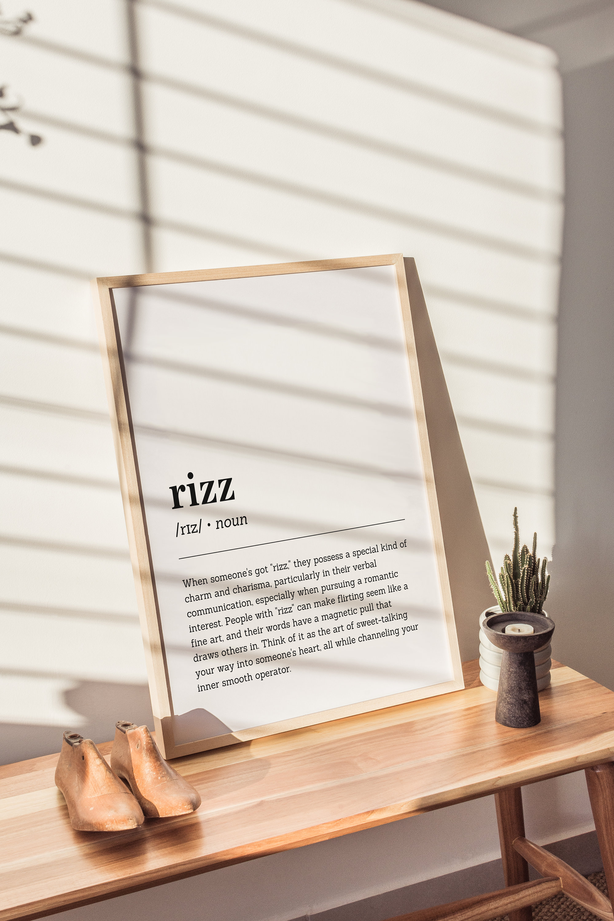 Rizz Definition Print Poster Dictionary Print Minimalist - Etsy