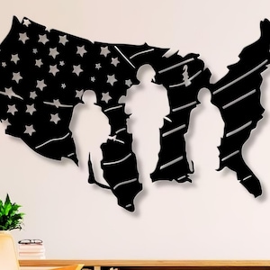 American Flag Dxf , Svg , Png , Fİles , America , Soldiers , Veteran , Laser cut , Wall Art , Tattered , For Cnc , Laser , Plasma , Cricut