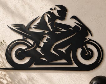 Pliki SVG Dxf Png z motocyklami, grafika ścienna, projekt samochodu wyścigowego, pliki do cięcia CNC