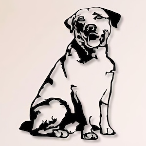 Labrador Dxf, Svg, Png, archivos, Arte de pared, Perro, Perros, Labrador, Animal, Corte láser, Dxf, Svg, Para CNC, Láser, Plasma, Glowforge