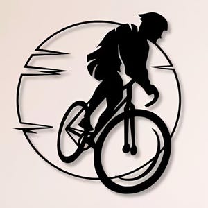 Bicycle Dxf , Svg , Png , Files , Cyclist , Biker , Design , Bike , Scene , View , Downhill , Cut , File , For , Cnc , Plasma , Laser