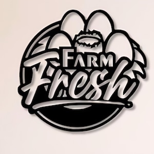 Boerderij DXF, SVG, png, bestanden, boerderij, vers, eieren, ei, boerderij SVG, kunst aan de muur, laser, gesneden, voor CNC, laser, plasma, Cricut, Glowforge