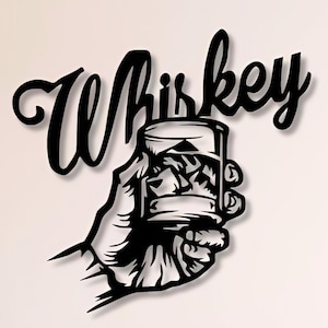 Whiskey Dxf , Svg , Png ,files , Whiskey , Laser cut , Wall art , Vectorel , Cut , Jack , Daniels , For Cnc , Laser , Plasma , Glowforge