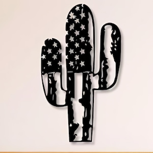 Kaktusbaum Dxf,Svg,Dateien,Flagge, Design, Wandkunst, Laser cut, Cactus, Cowboy, Texas, Wild West, Für cnc, Laser,Plasma