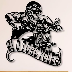 Crazy Motorcycle Dxf , Svg , Png , Files , Laser cut , Skull , Helmet , Motorcycle , Sport , Biker , Rider , Motocross, For Cnc Laser Plasma