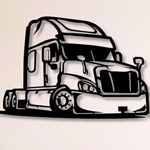 Vrachtwagen dxf, svg, png, bestanden, groot, vrachtwagen, 16, wheelers, transport, vrachtwagen, vrachtwagens, dxf, svg, muur, kunst, voor, cnc, plasma, knippen