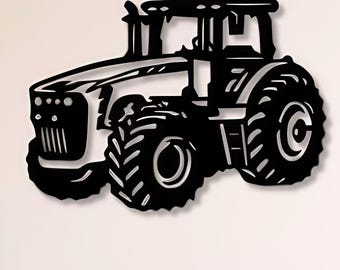 Tractor Dxf Svg Png Files Wall art Laser cut Tractor Farm Farmer , For Cnc , Laser , Plasma , Glowforge , Water jet