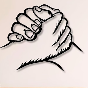 Handshake Dxf Svg Png Files , Hand , Hands, Shake , Hold , Friendship , Friends ,  Greeting , Treaty , Cut , File For , Cnc , Plasma , Laser