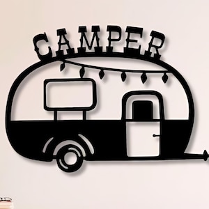 Caravan Dxf Svg Png Files Camper Camping Camp Caravan Life , Cut , File , For , Cnc , Plasma , Laser