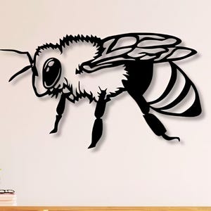 Bee Dxf , Svg , Png , Files , Bee , Wall , Art , Cut , File , Honey , For , Cnc , Laser , Plasma , Glowforge